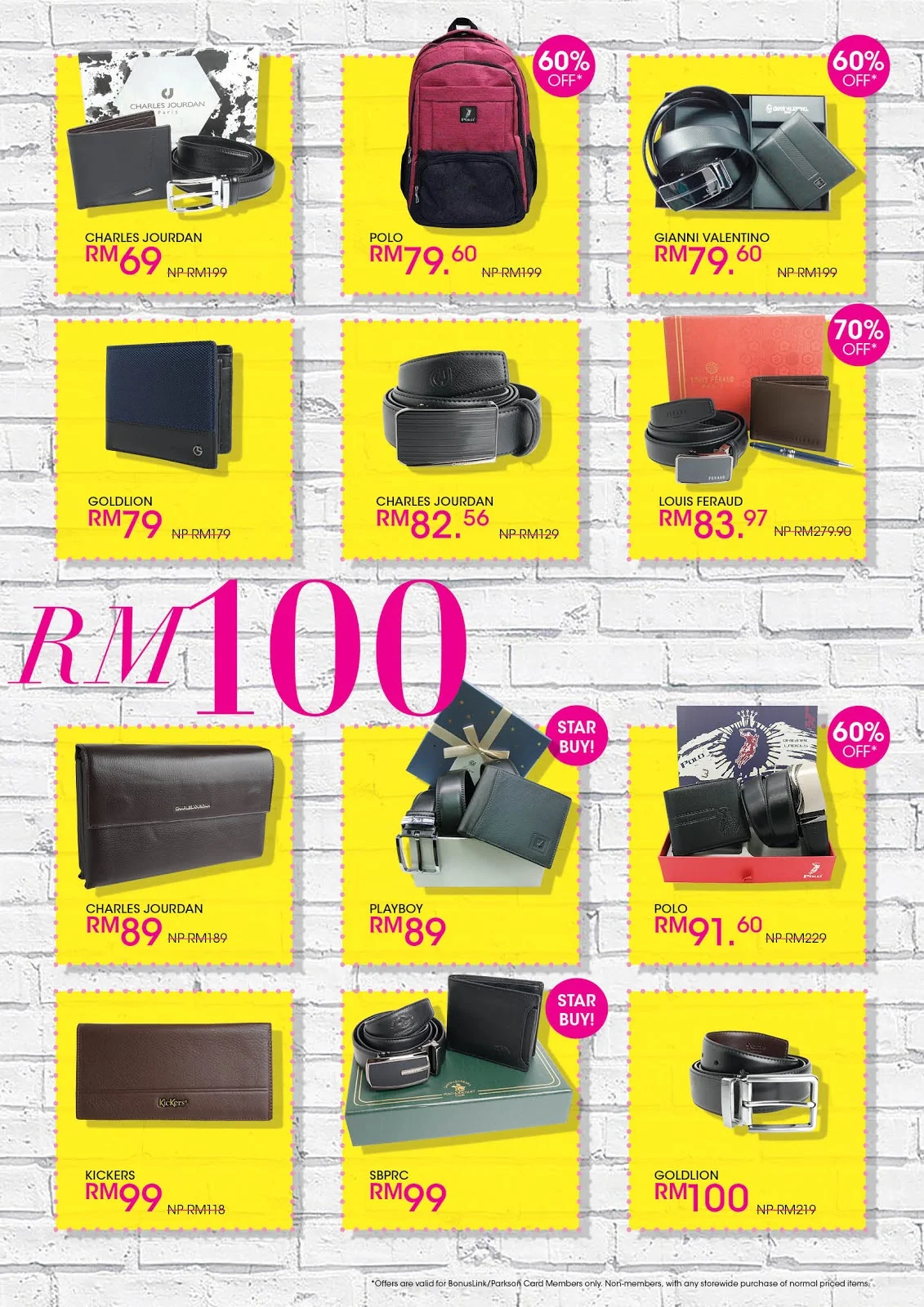 Parkson Buat Promosi Serendah RM39 dan Beli 2 Pada 1 Harga Untuk Bag Dan  Aksesori Berjenama!!