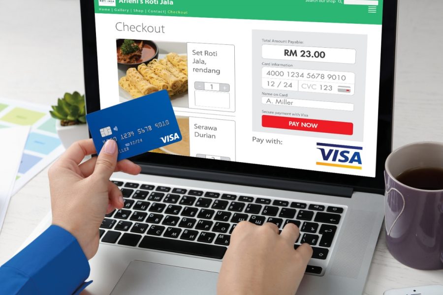 Bayaran online guna kad Visa