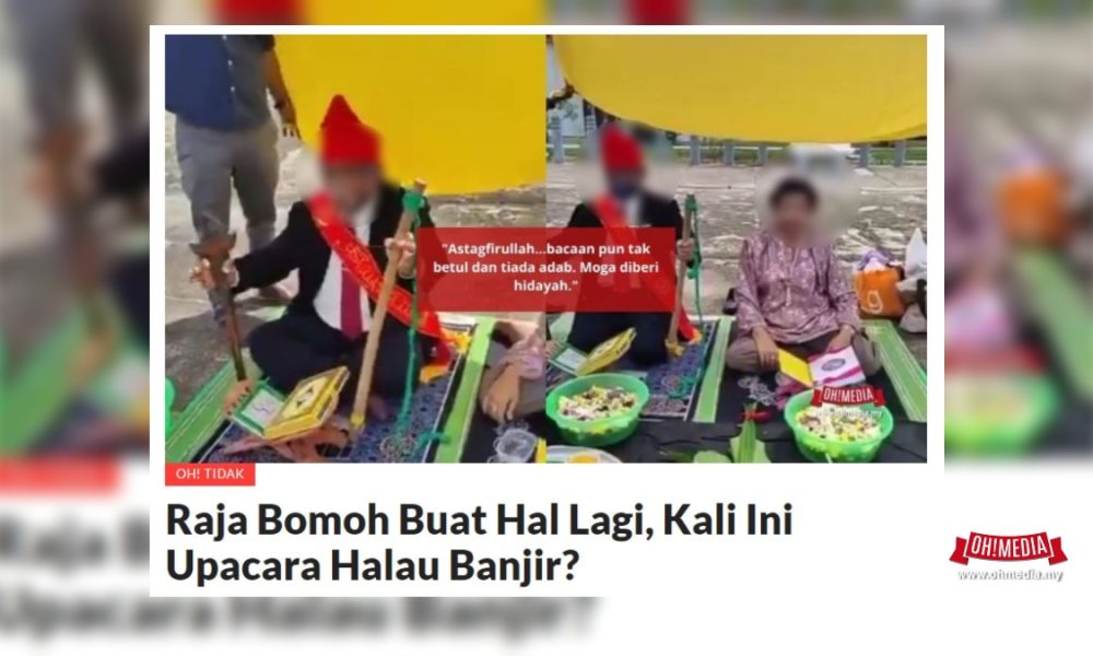 JAIPk Siasat Ritual Tolak Banjir, Upacara 'Raja Bomoh' Diharamkan