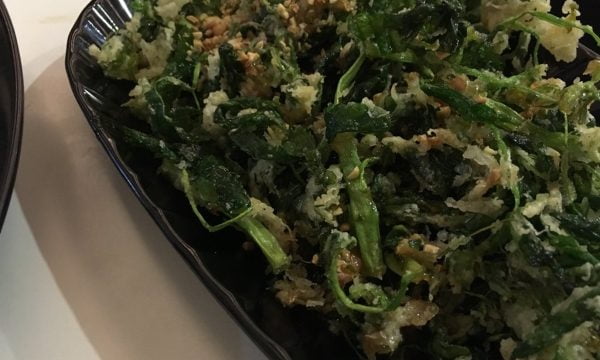 Kerabu kangkung jemari