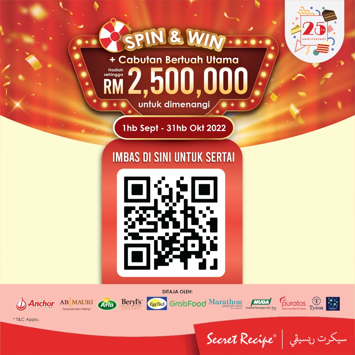 Spin win poster 4 rs