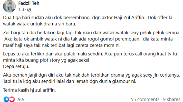 Pengarah | zul ariffin | oh Media | oh Media Pengarah