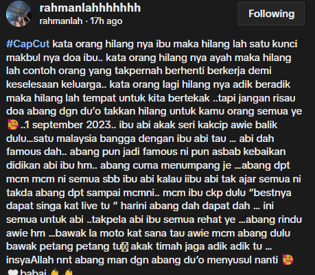 Rahman | dollah | oh Media | oh Media Rahman