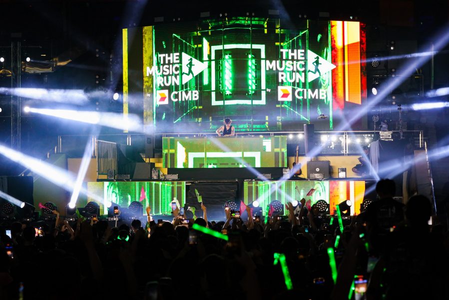 The music run by cimb  music performance