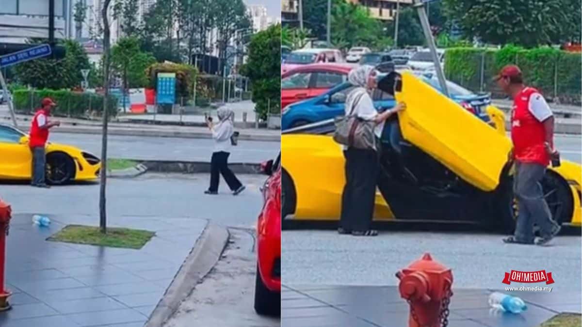 Wanita mclaren baik hati ambilkan gambar pakcik ohmedia