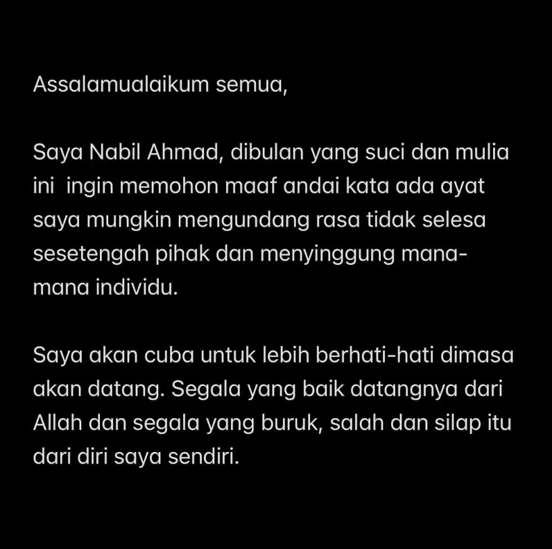 Nabil ahmad