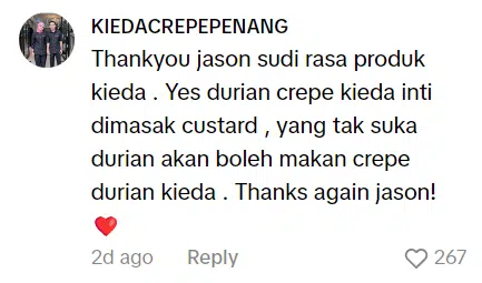 Jason | respon kieda crepe penang selepas dapat hanya 4 2 rating daripada jason | trending oh Media | oh Media Jason