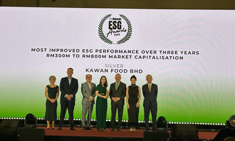 Kawan Food Terima Anugerah Silver Award untuk Peningkatan Prestasi ESG Terbaik di The Edge Malaysia ESG Awards 2024 | Oh! Media