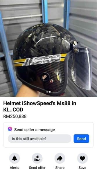 Helmet Ishowspeed
