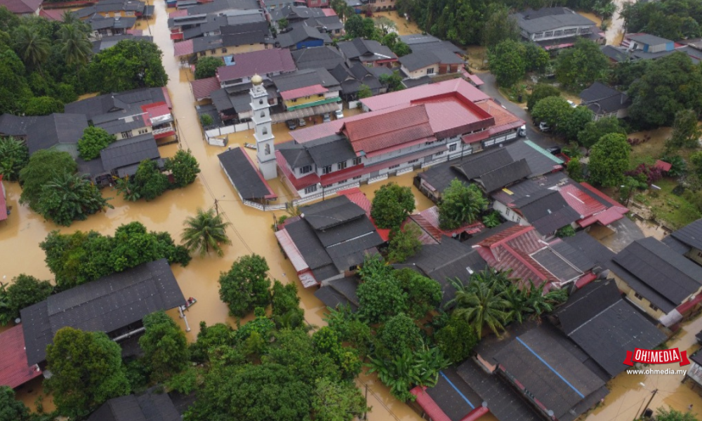 Penduduk Terengganu Diminta Bersedia, Gelombang Banjir Ketiga Dijangka Melanda Esok | Oh! Media