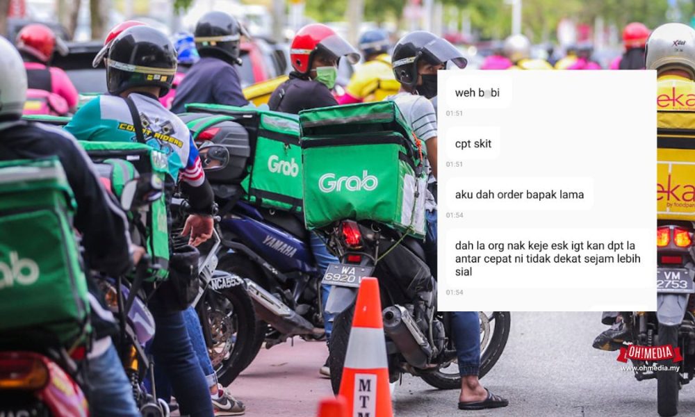 “Weh B*bi, Cepat Sikit…” – Pelanggan Maki Rider Lambat Hantar Makanan Tengah Malam | Oh! Media