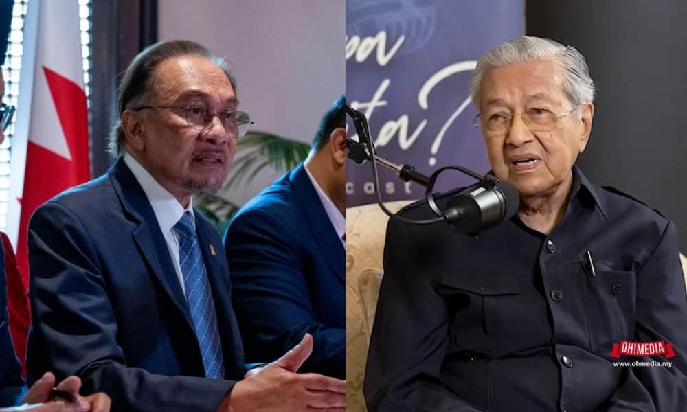 Anwar tun m | jangan dilayan sangat pmx nafi dakwaan kerajaan halang pemimpin luar jumpa tun m | oh Negara oh Media | oh Media Anwar Tun M