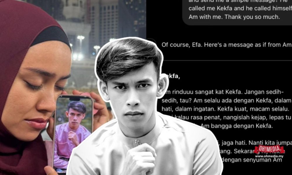 Kakak Nidza Afham Guna ChatGPT Lepas RinduKepada Arwah Adik