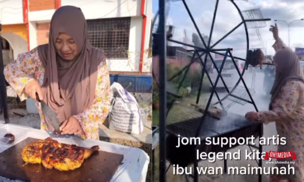 “Jom Support Artis Legend!” – Wan Maimunah Kini Berniaga Ayam Golek Di Terengganu | Oh! Media