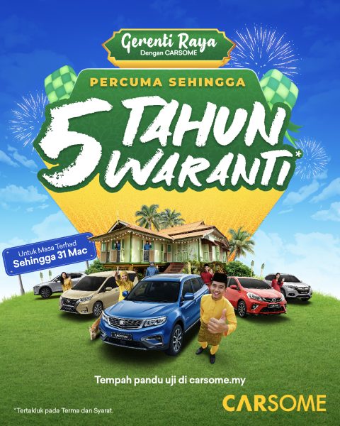 carsome 5 tahun waranti