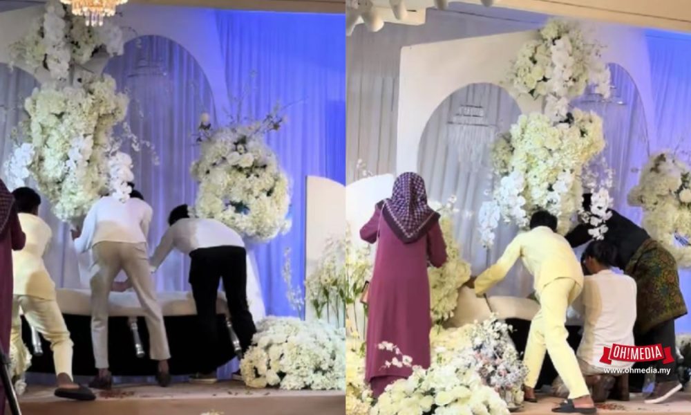Pelamin Roboh Gara-Gara Anak Kecil Main Lari-Lari, Ibu Tampil Beri Penjelasan | Oh! Media Pelamin Roboh Gara-Gara Anak Kecil Main Lari-Lari, Ibu Tampil Beri Penjelasan | Oh! Media