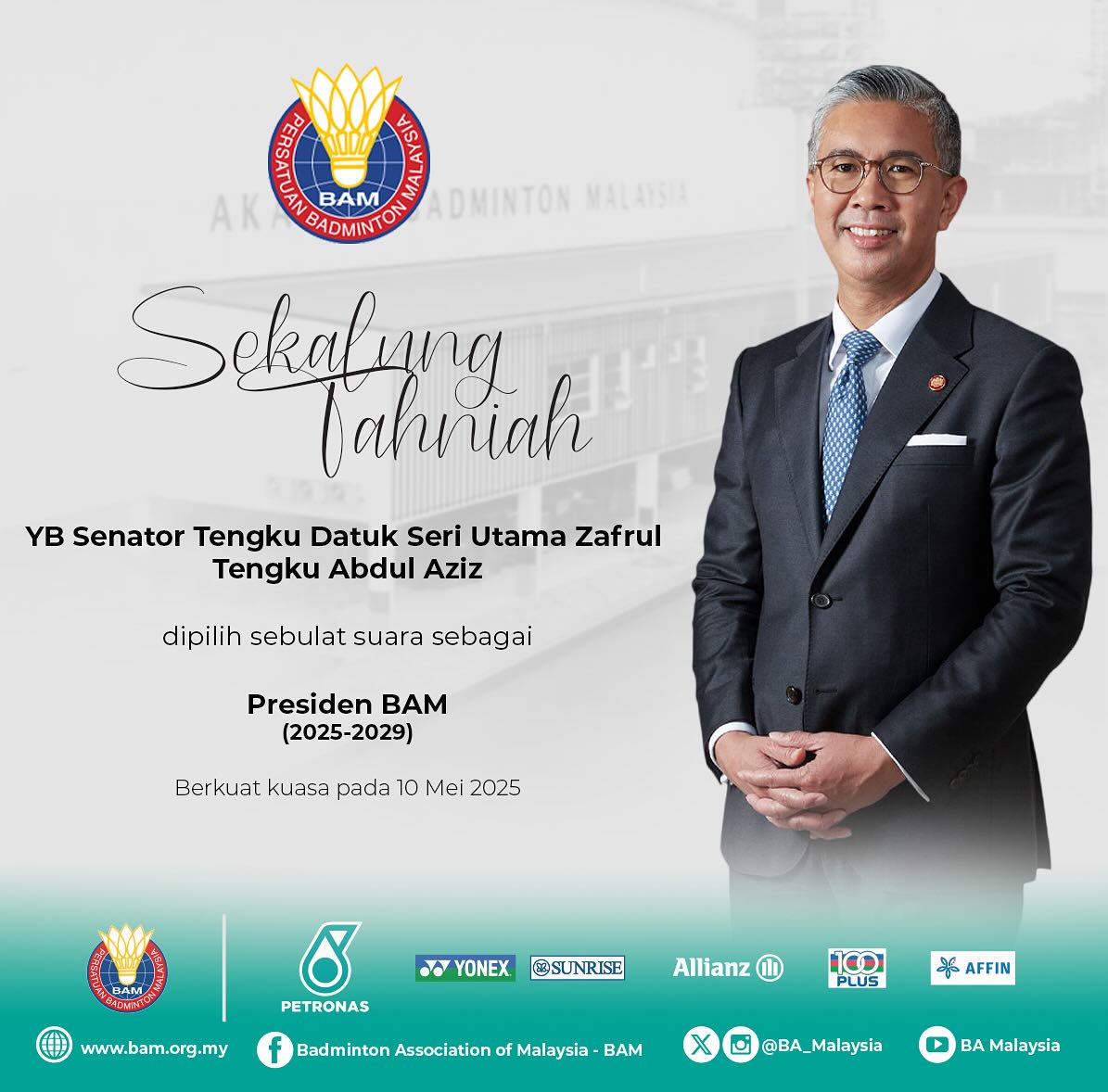 Tengku Zafrul Kini Presiden Baharu BAM, Mohon Beri Tempoh 100 Hari Teliti Isu Dihadapi