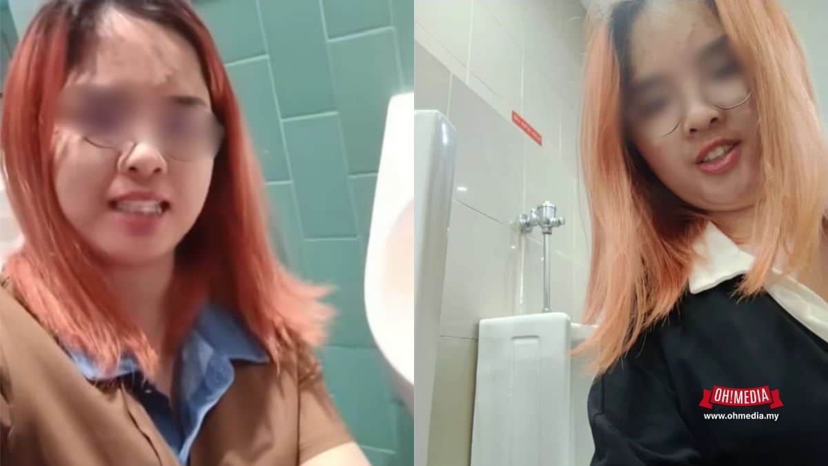 Ohmedia alice chang toilet | i love you alice chang suka masuk tandas lelaki | oh Media Ohmedia alice chang toilet