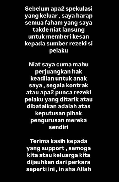 Ibu Mangsa Kes CEO Batu Akhirnya Bersuara, Tiada Niat Sekat Sumber Rezeki Pelaku