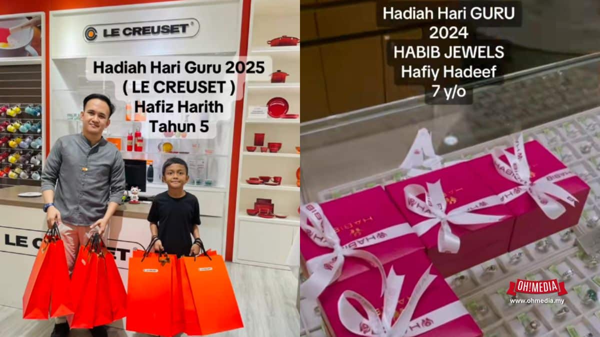 Ohmedia hari guru | pernah tular hadiahkan habib jewels sempena hari guru tahun ni bagi pinggan le creuset pula | oh Inspirasi oh Media | oh Media Ohmedia hari Guru