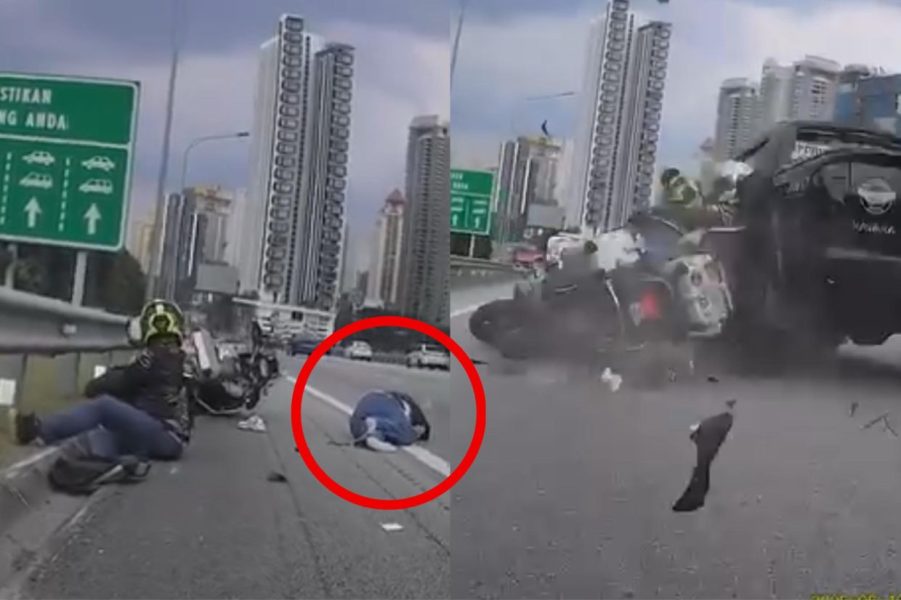 Terbongkar! Dashcam Rakam Nissan Navara Sedang Berlumba Sebelum Langgar Lari Motosikal