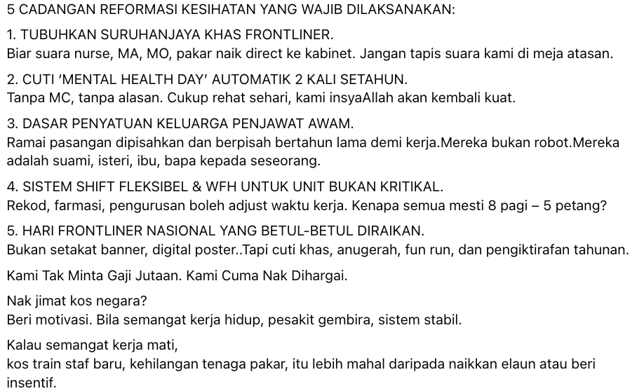 Img 5686 | kami bukan ancaman cukup dilayan macam manusia surat terbuka buat menteri kesihatan | oh Negara oh Media | oh Media Img 5686