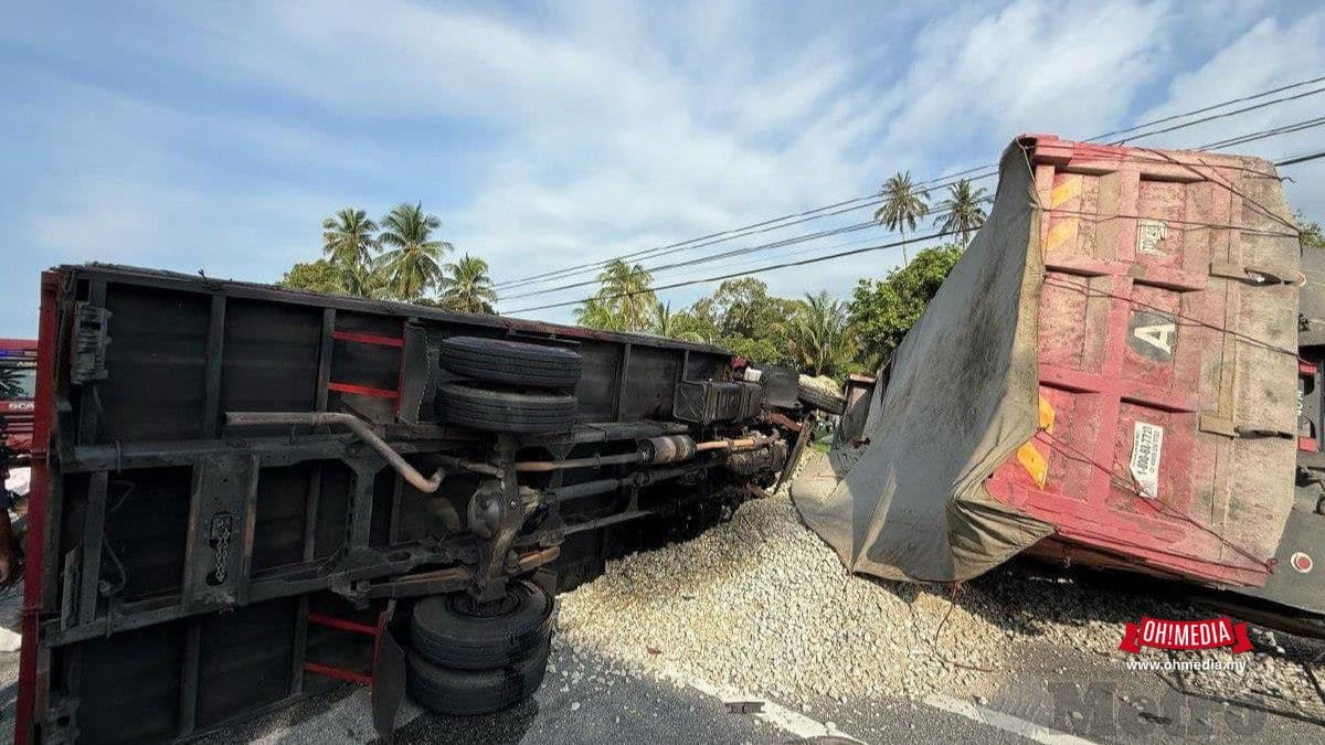 Ohmedia penduduk dakwa pemandu lori kejar trip | tragedi fru penduduk dakwa pemandu lori laju kejar trip | oh Media Ohmedia penduduk dakwa pemandu lori kejar trip