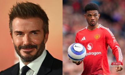 David Beckham Amad Diallo   2