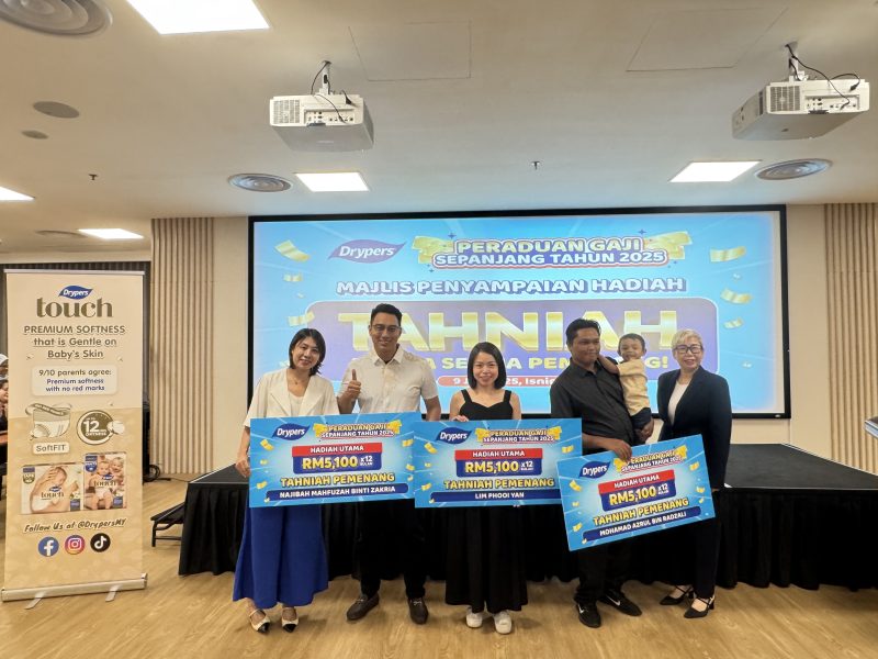 Drypers rm1mil contest first prize winners | pengguna setia drypers bawa pulang hadiah utama rm61200 | branded oh Media | oh Media Drypers Rm1mil Contest first Prize Winners