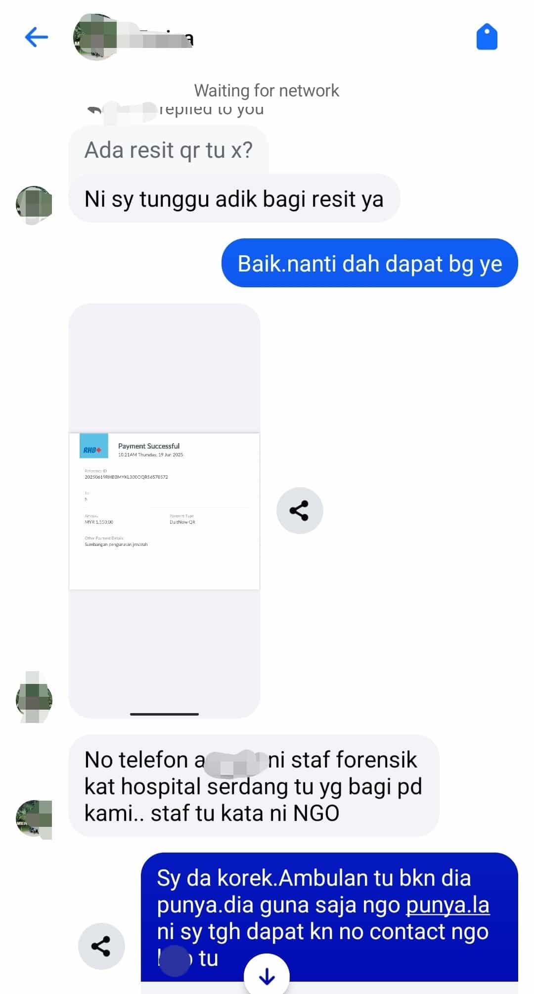 Ngo | waris terkejut kena bayar rm1550 untuk urus jenazah dakwa ditipu atas nama sumbangan | oh Tidak oh Media | oh Media Ngo