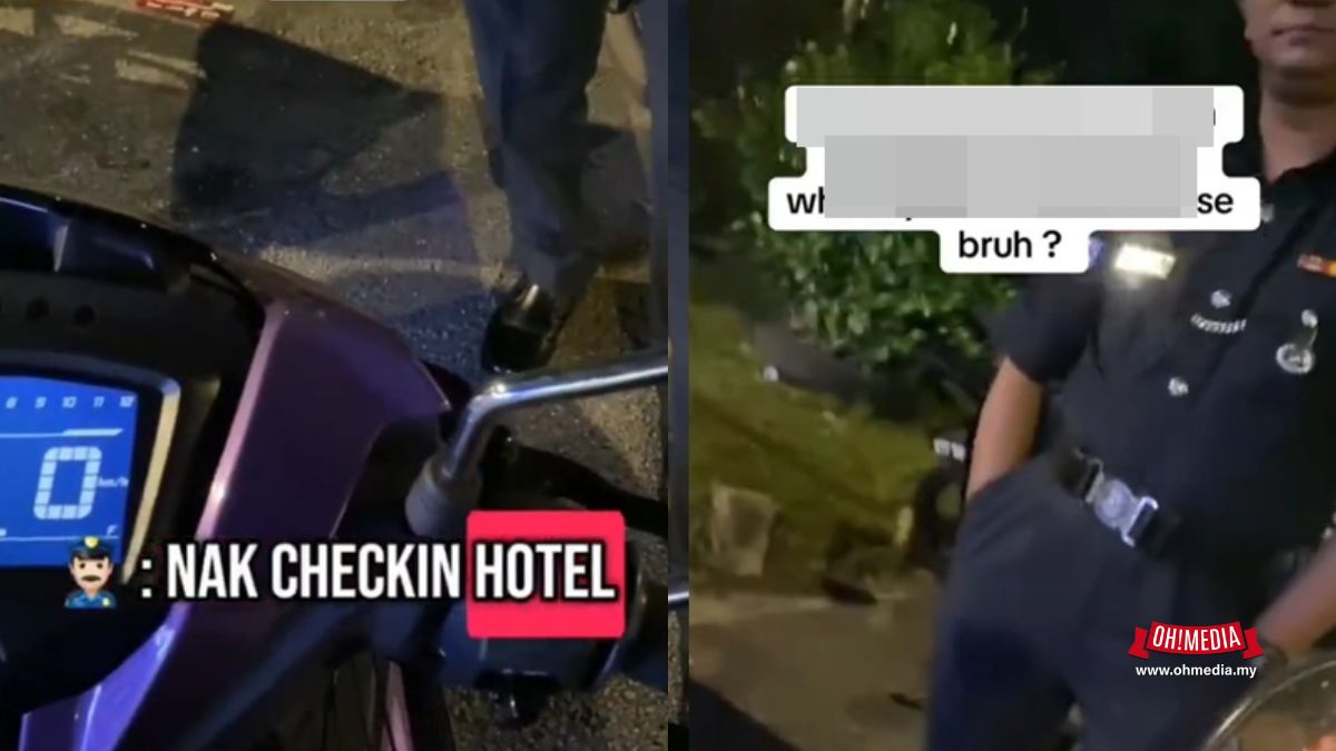 “Lepak Rumah Saya Lah” – Viral Video Polis Tahan Gadis Tengah Malam, Ajak Check-In Hotel | Oh! Tidak - Oh! Media