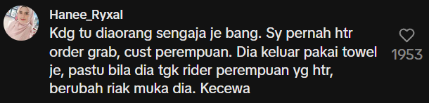 “Kenapa Tetap Pakai Tak Senonoh Bila Ambil Order?” – Rider Luah Rasa Kecewa