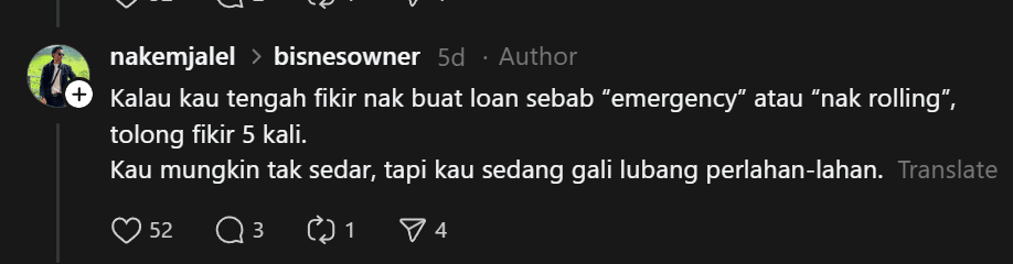 | dari rm15k ke rm100k lelaki kongsi realiti bayar hutang dengan cara gali lubang tutup lubang | oh Tidak oh Media | oh Media