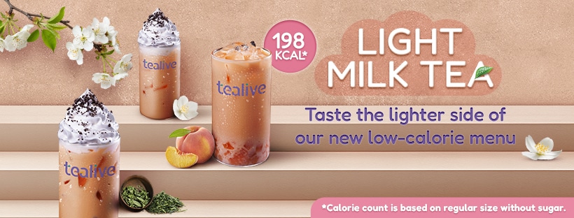 | satu belum tentu cukup tealive perkenal siri light milk tea Rendah gula kalori tapi rasa masih on point | branded oh Media | oh Media
