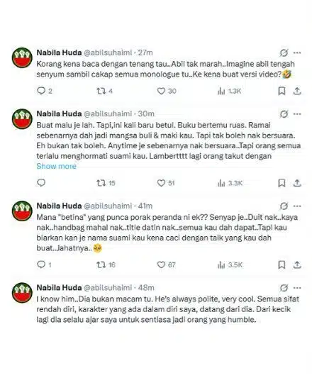 Abil | mana betina punca porak peranda ni senyap je nabila huda | oh Artis oh Media | oh Media Nabila Huda