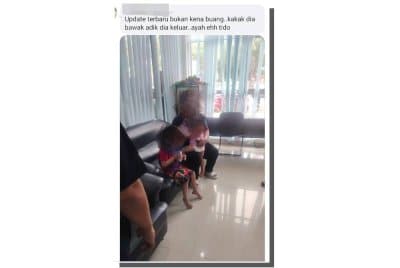 Anak | dua kanak kanak tepi jalan rupanya keluar rumah sendiri | oh Media Anak