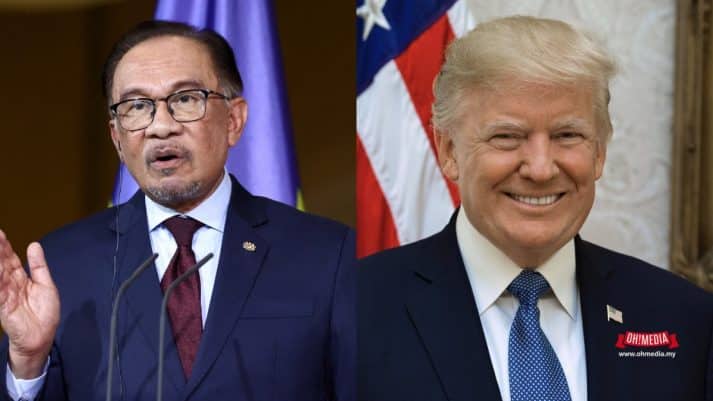 Ohmedia donald Trump Anwar Ibrahim