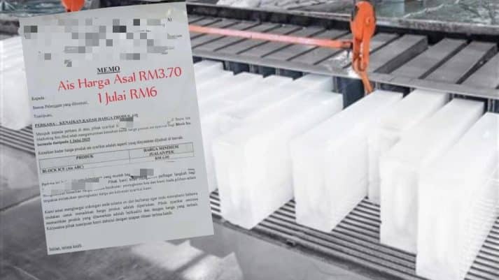 Syarikat ais naik harga