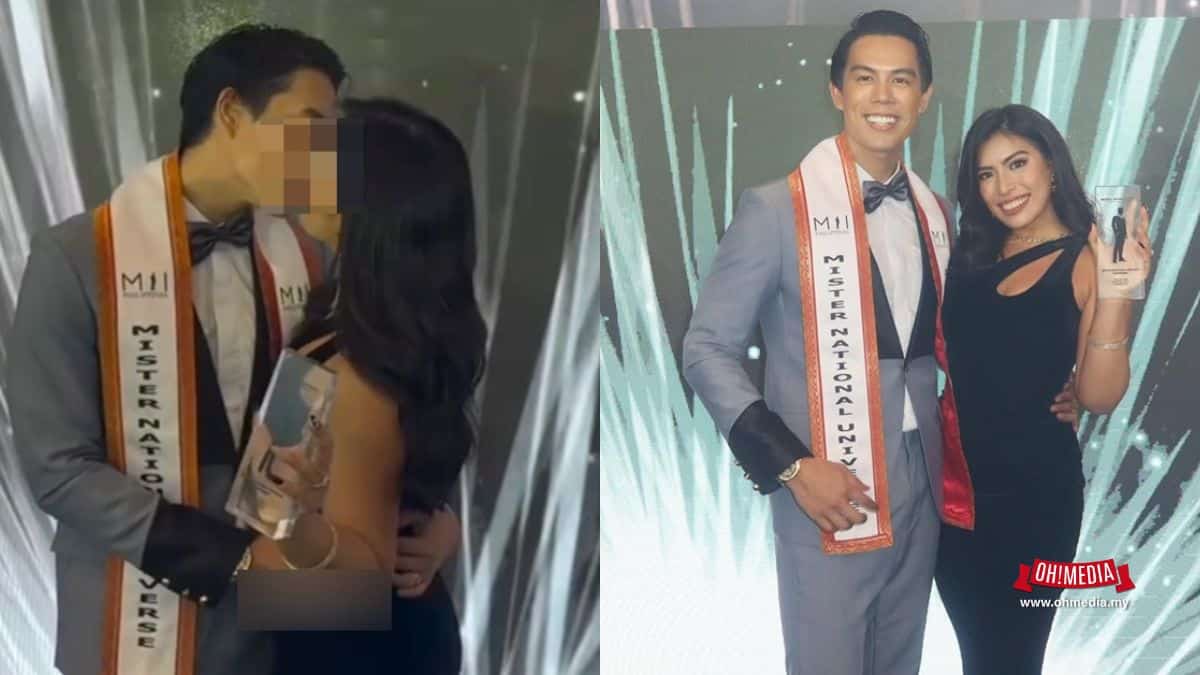 Yazmin Aziz Cium Kekasih Di Pentas Akhir Mister Philippines