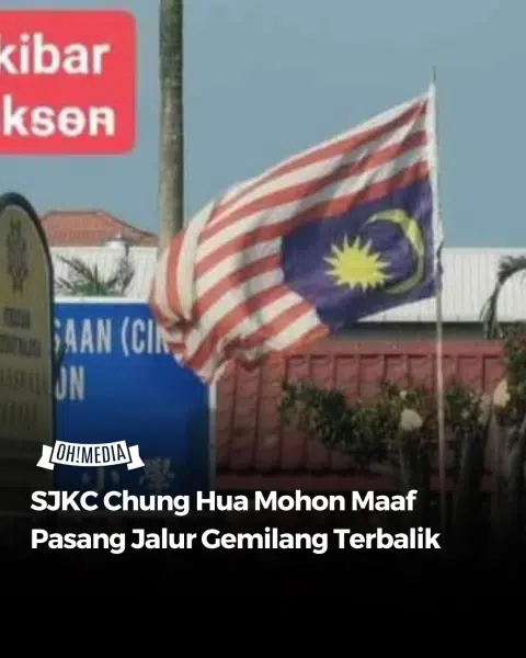 | ini tindakan kpm sekolah pasang bendera terbalik | oh Media
