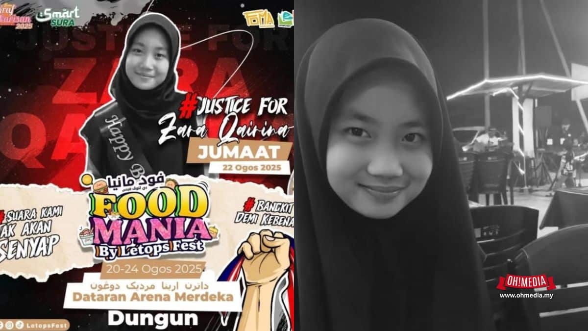 Penganjur Food Fest Dikecam Guna Gambar Allahyarham Zara Qairina Untuk Promosi