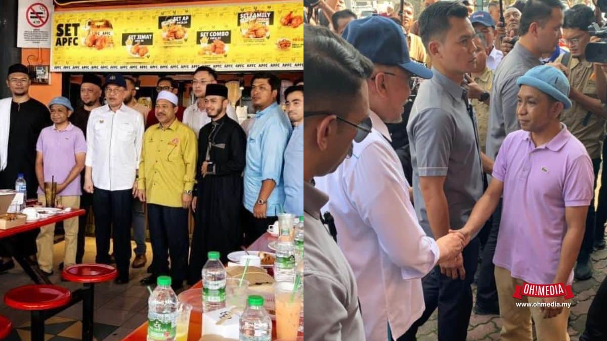 Anwar Ibrahim Singgah Kedai Ayam Goreng Amir Raja Lawak | Oh! Artis – Oh! Media
