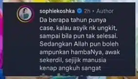 Sophia | dah berapa tahun punya kes kenapa angkuh sangat sophia albarakbah | oh Media Sophia
