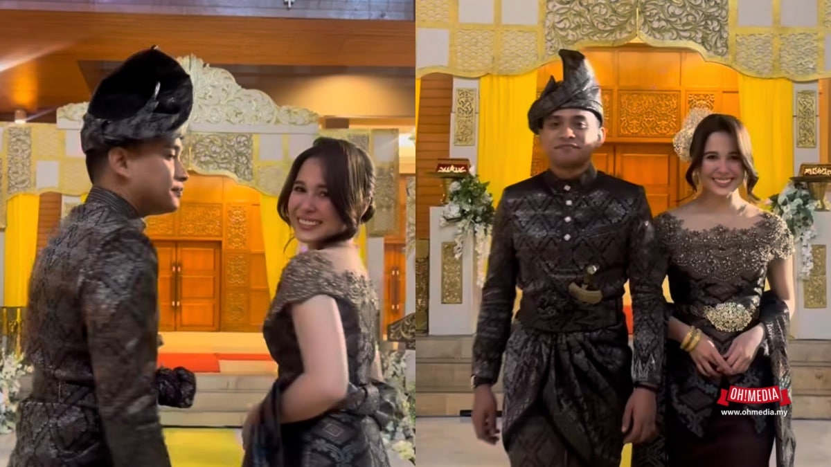 Sedondon Pakai Songket Hitam, DJ Kidd Dan Emma Maembong Raih Perhatian