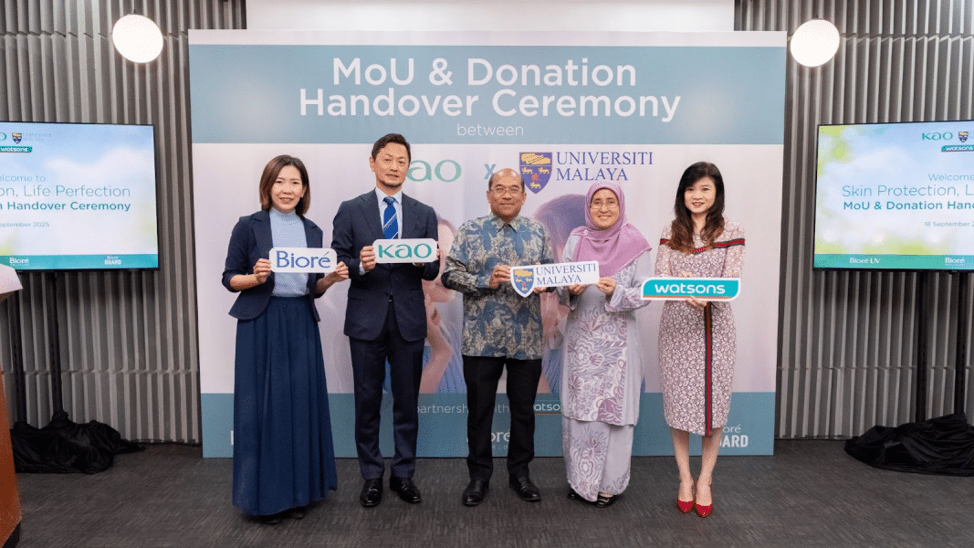| kao malaysia universiti malaya meterai kolaborasi rm50 ribu untuk penyelidikan kesedaran kesihatan kulit | branded oh Media | oh Media