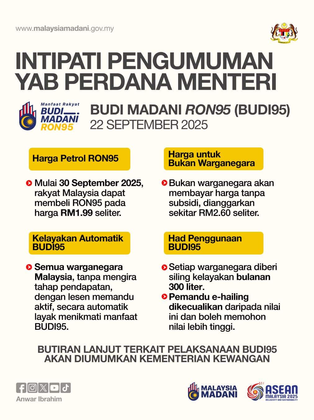 BUDI95: Tukar Cip MyKad Rosak Secara Percuma Bermula Esok Hingga 7 Oktober
