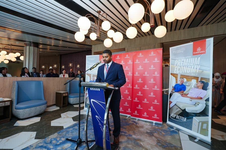 Country Manager Welcome Speech wide premium Economy