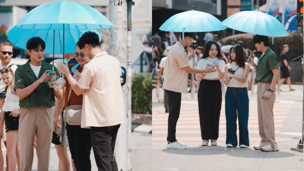 | dia yang kena payungkan aku yang blushing rata rata netizen cair lihat act of service oppa di bukit bintang | branded oh Media | oh Media
