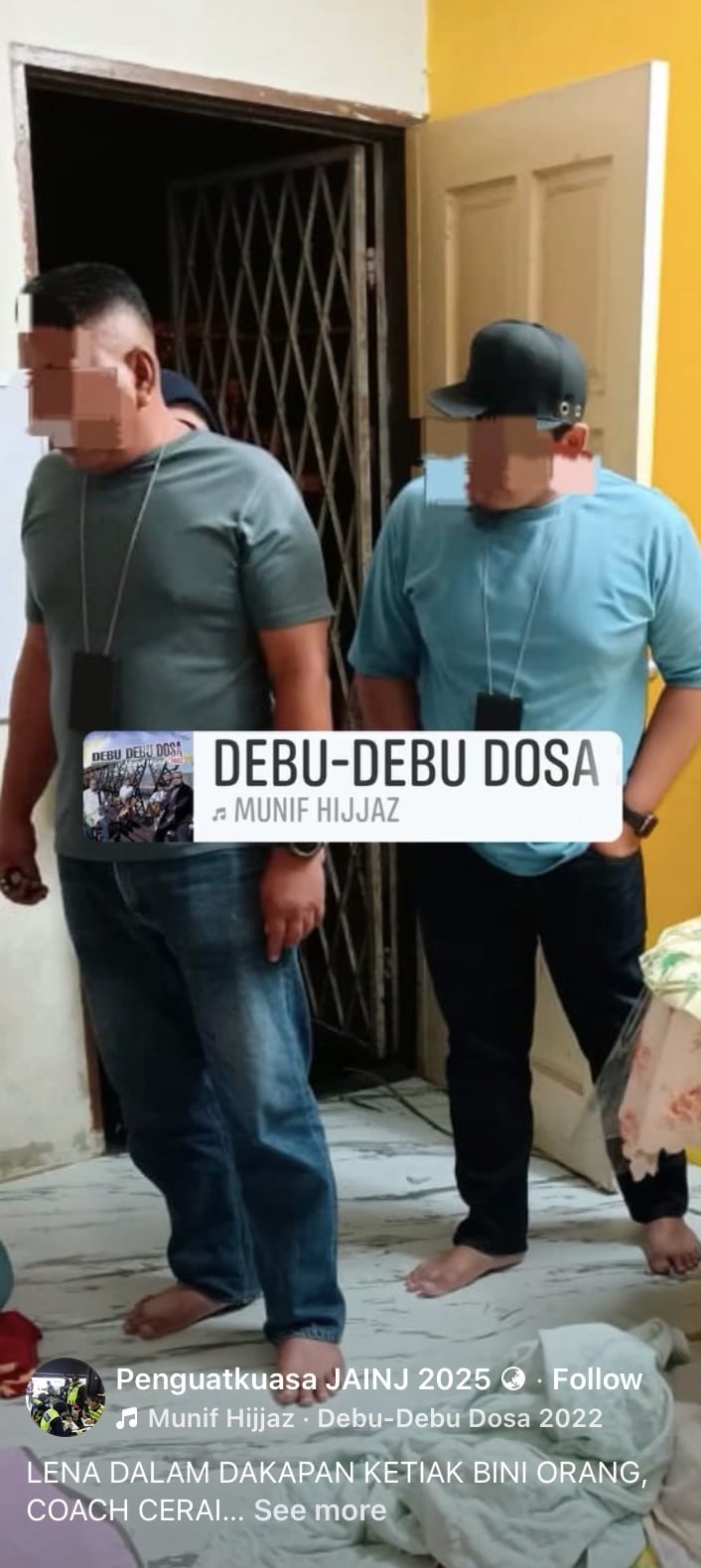 | peliknya mak tak larang lelaki dicekup hanya berseluar dalam dengan isteri orang di rumah keluarga | oh Media Khalwat