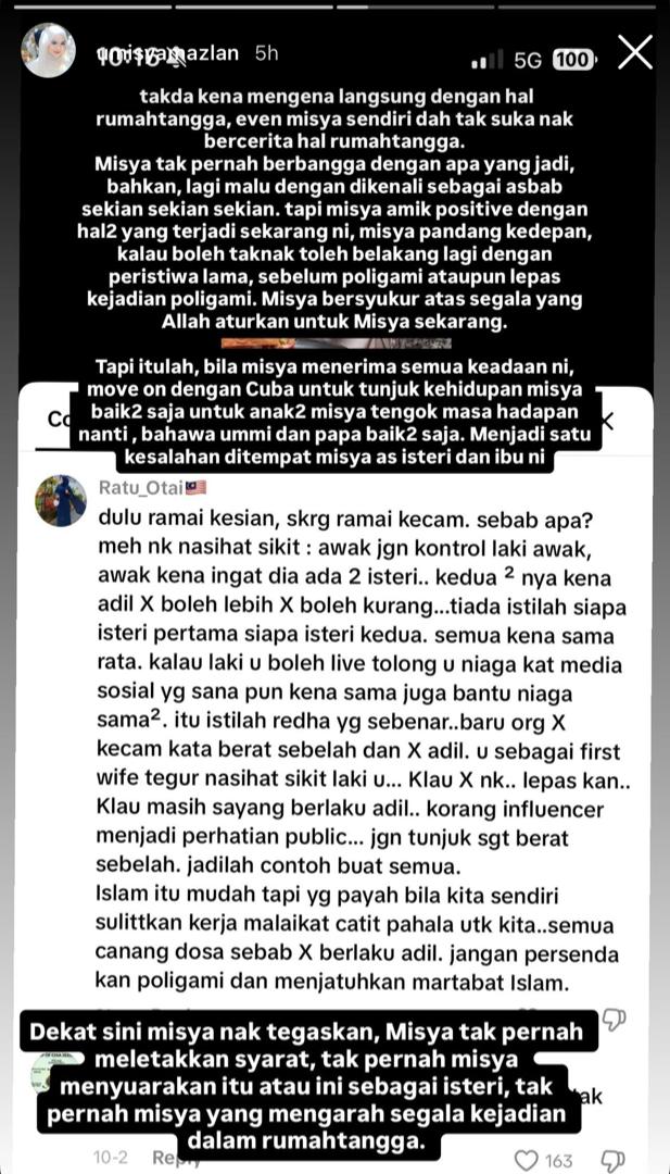 Umisya 2 | umisya mazlan jelaskan tuduhan gaslighting marissa dania dan control aslam | oh Artis oh Media | oh Media Umisya Mazlan